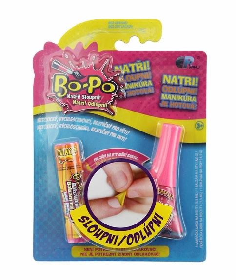 Set ojă și balsam de buze Bo-Po