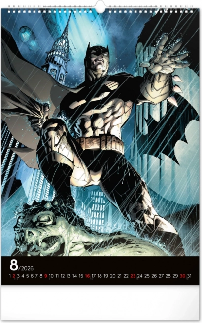 Calendar de perete Batman Dark 2026