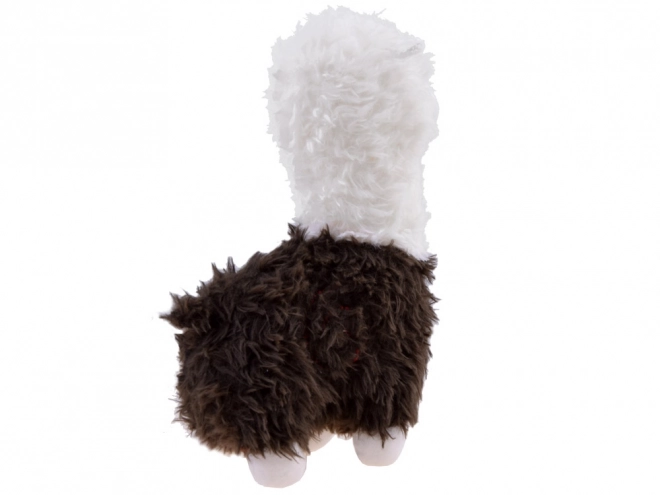 alpaca pufoasă - jucărie de pluș 28 cm – maro