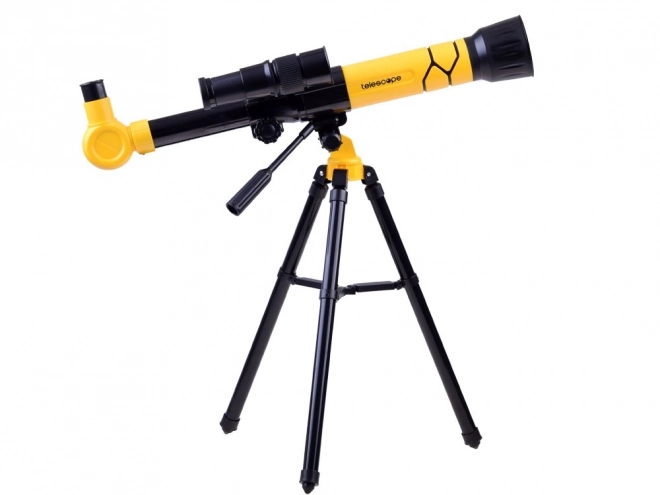 Telescop pe trepied pentru copii – Galben