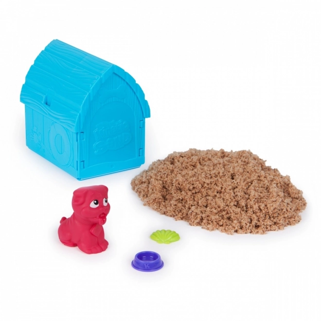 Kinetic Sand cățeluș în cușcă