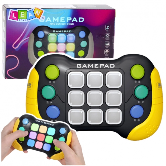 Consolă de jocuri electronică Gamepad Pop-It LED 5 moduri