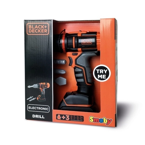 Bormașină electronică cu acumulator pentru copii Black & Decker