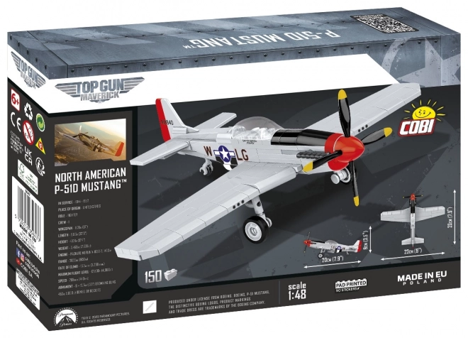 Set de constructie COBI Top Gun P-51D Mustang