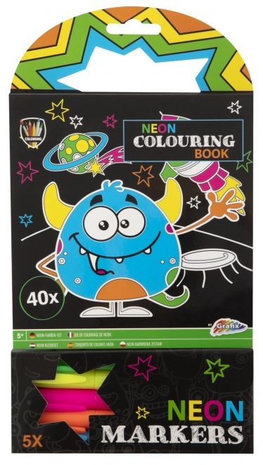 Omalătoare neon cu 5 carioci