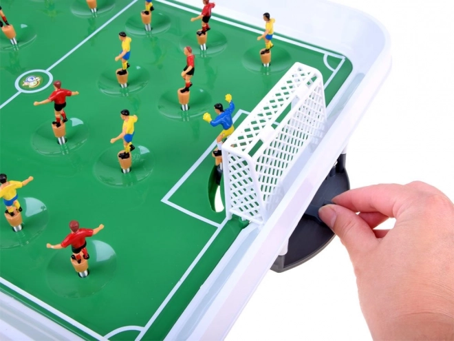 Joc de fotbal de masă pe arcuri