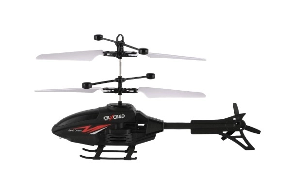 Elicopter Plastic 16cm Reacționând la Mișcarea Mâinii cu Cablu de Încărcare USB