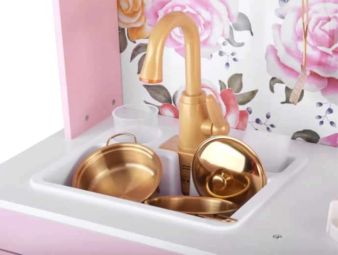 Chiuvetă funcțională cu baterie aurie