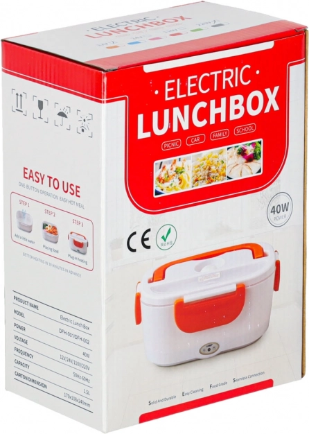 Cutie de prânz electrică cu încălzitor