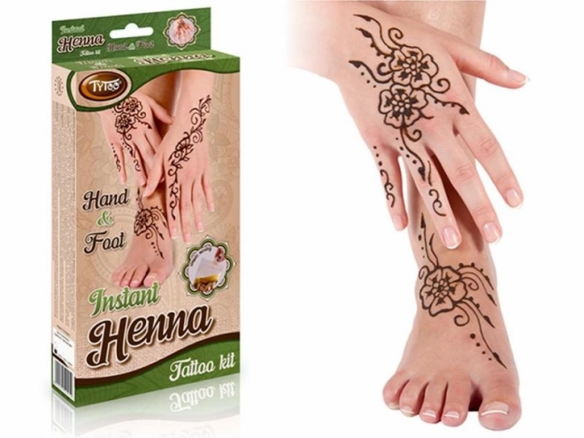 Set creativ pentru Henna Mâini și Picioare