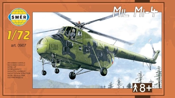 model elicopter Mil Mi-4 pentru construcție