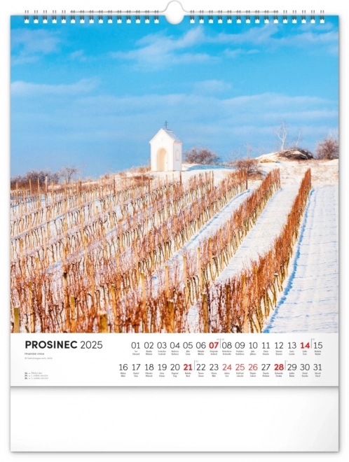 Calendar Perete Farmecele Toscanei Morave 2025