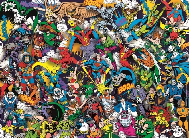 Puzzle imposibil 1000 piese DC Comics