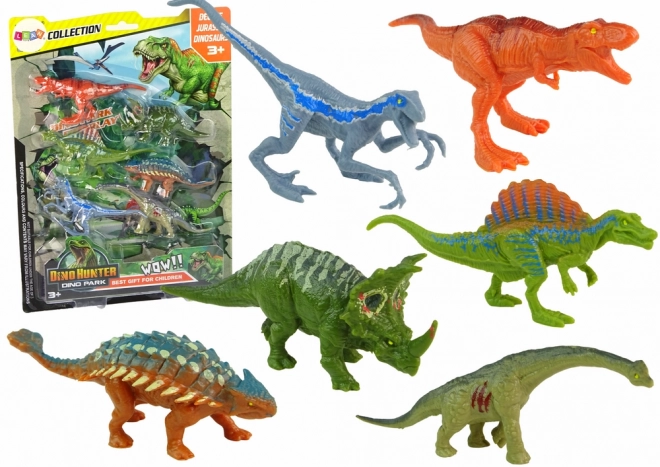 set figurine dinozauri colorate 6 bucăți