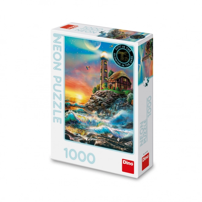 Puzzle luminiscente Dino 1000 piese
