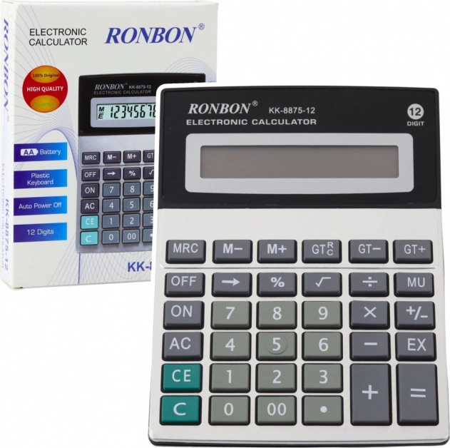 Calculator Ronbon cu ecran de 12 cifre
