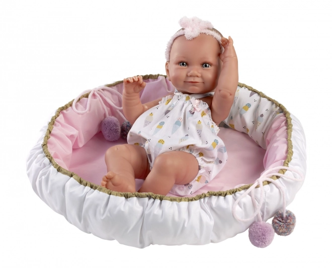 Păpușă Bebeluș Realistă cu Corp Din Vinil 40 cm Llorens New Born