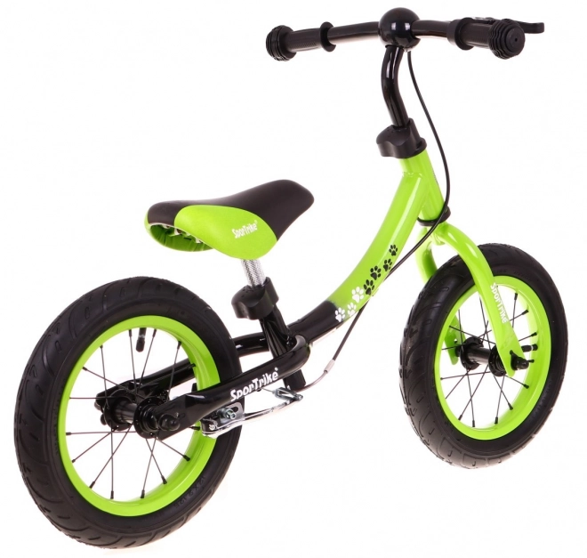 Bicicletă fără pedale Boomerang SporTrike verde