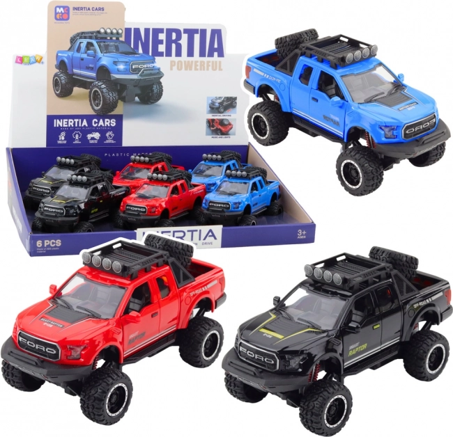 Mașină teren Raptor cu uși care se deschid, cu tracțiune, lumini și sunete