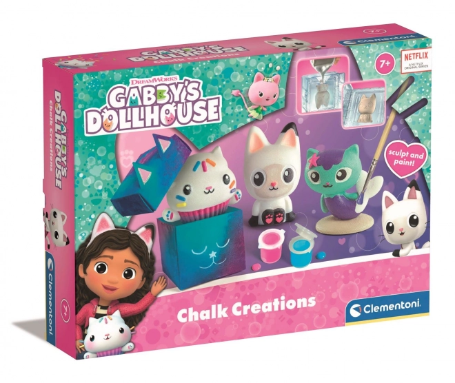 Set creativ figurine din ipsos Gabby's Dollhouse