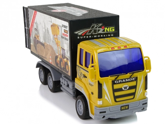 Camion de construcții teleghidat 1:24 galben