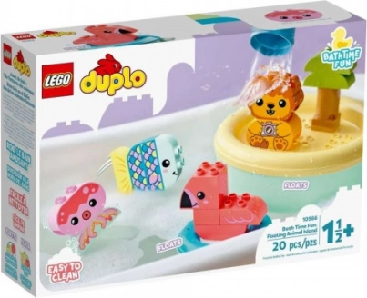 Lego Duplo Prima mea băiță: insulă plutitoare cu animăluțe