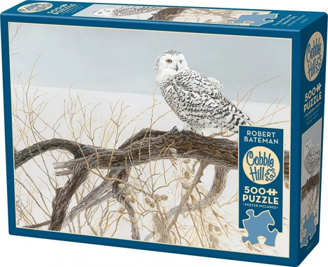 Puzzle Joc de iarnă pe salcia căzută 500 piese