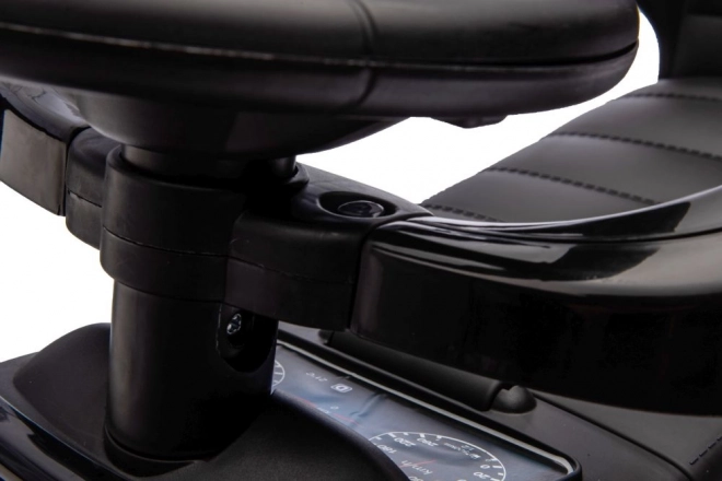 Vehicul de împins pentru copii cu mâner Mercedes 3v1 negru