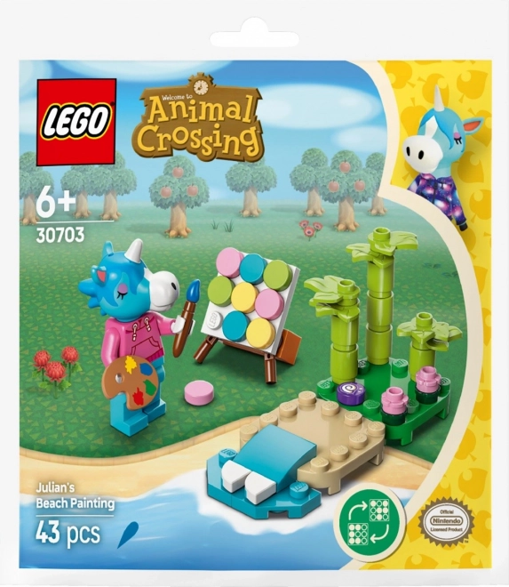 Stavebnice Animal Crossing Julian și scenariul de plajă