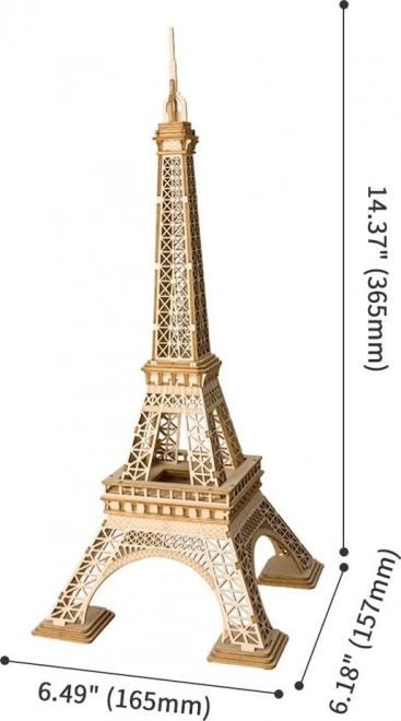 Puzzle 3D din lemn Turnul Eiffel