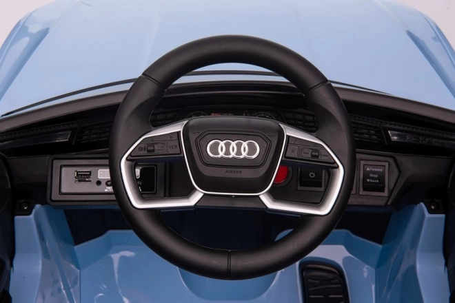 Audi E-Tron Mașină cu baterie albastră QLS-6688