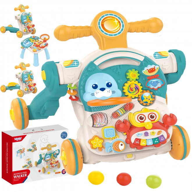 Masa interactiv multifunctional 4 în 1 WOOPIE pentru copii