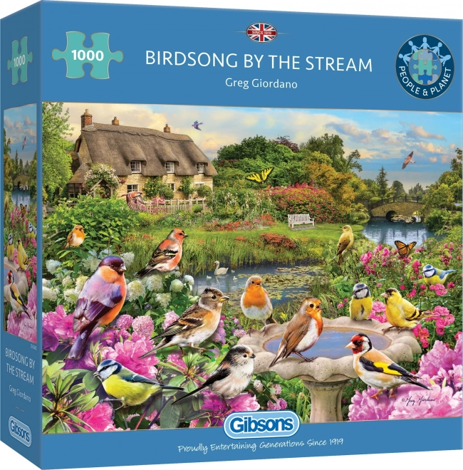 Puzzle cântecul păsărilor la pârâu 1000 de piese