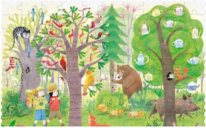 Puzzle de buzunar Londji ziua în pădure