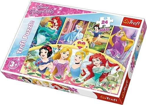 Puzzle maxi TREFL cu prințesele Disney 24 piese