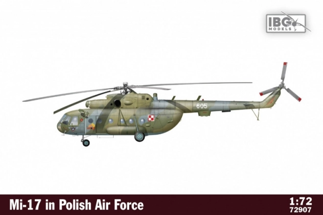 model elicopter Mi-17 în Forțele Aeriene Poloneze 1/72