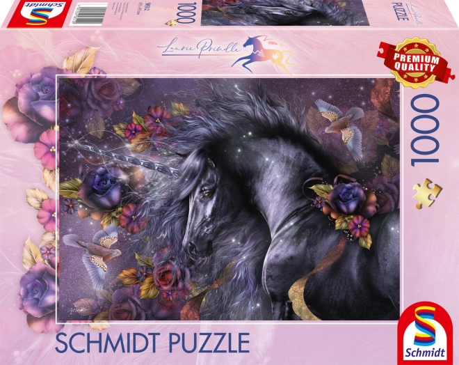 Puzzle Schmidt Trandafir Albastru 1000 Piese