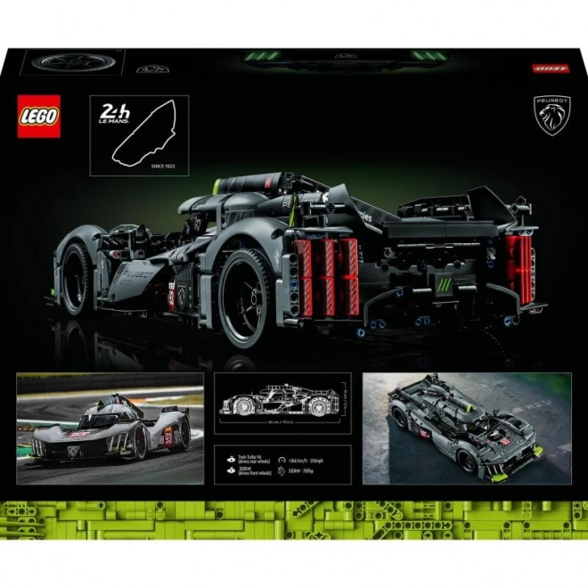 Hipersportivă LEGO Technic Peugeot 9X8 Le Mans