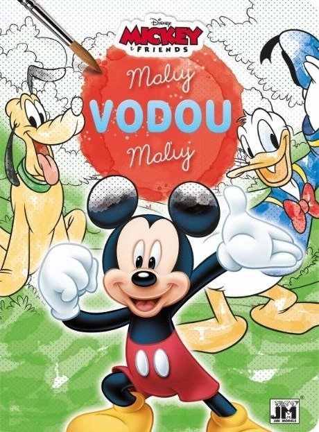 Caiet de colorat cu apă Mickey Mouse