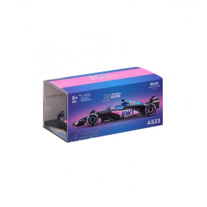 Model mașină F1 BWT Alpine A523 2023 Esteban Ocon 1:43