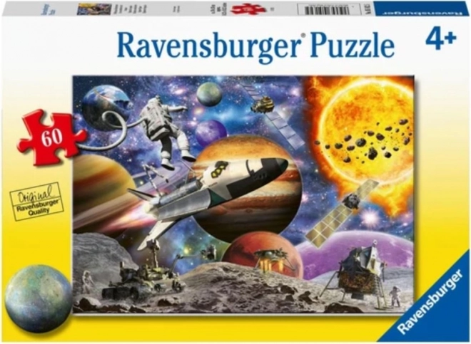 Puzzle explorer al spațiului de la Ravensburger, 60 piese