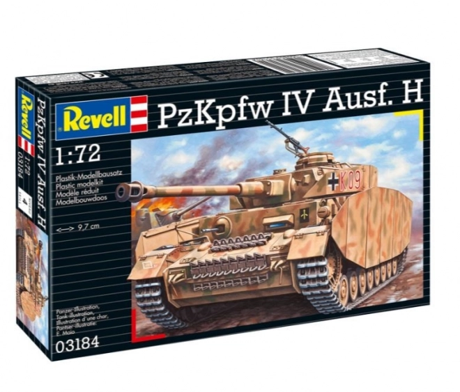 Model de plastic Panzerkampfwagen IV Ausf H 1/72