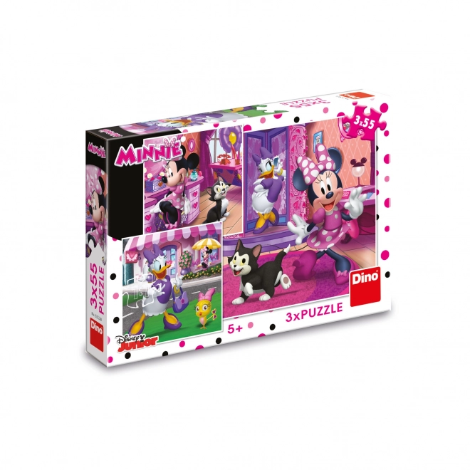 Puzzle Minnie Mouse 3x55 piese