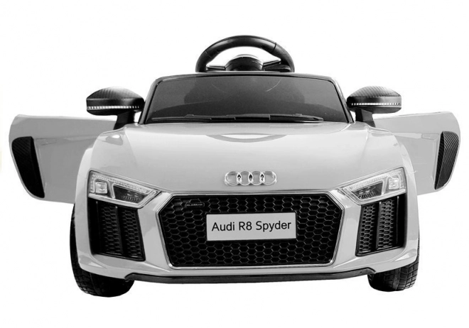 Mașinuță electrică Audi R8 Spyder albă