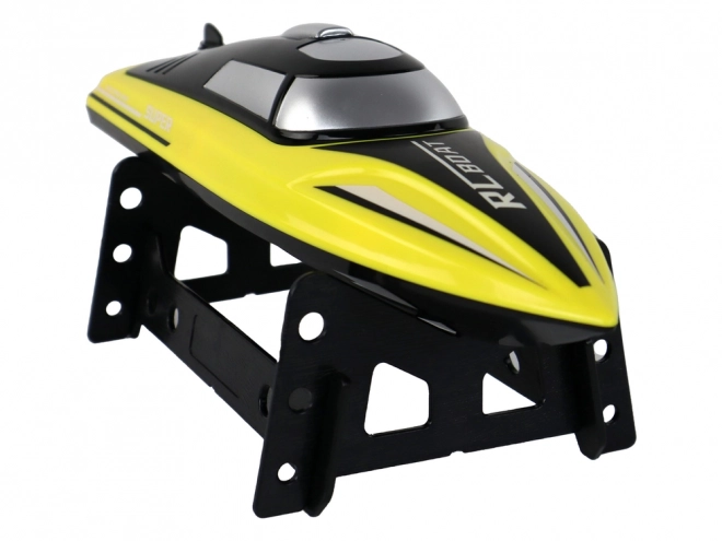 Barcă cu motor R/C galbenă