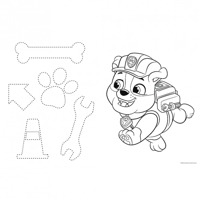 Puzzle dublu Paw Patrol Super Giant