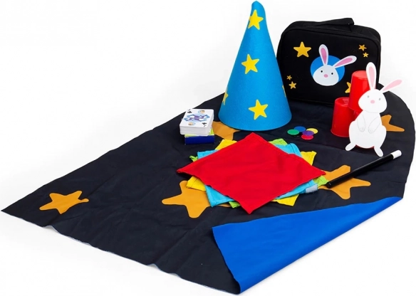Pelerină și pălărie pentru un look de magician autentic