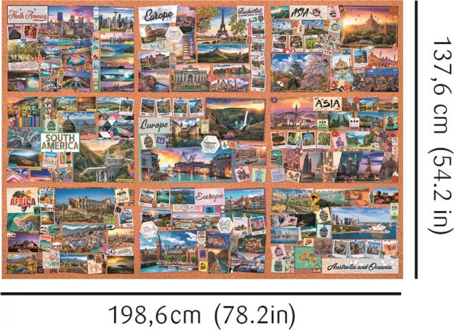 Puzzle TREFL Călătorie De O Mie De Mile 13500 Piese