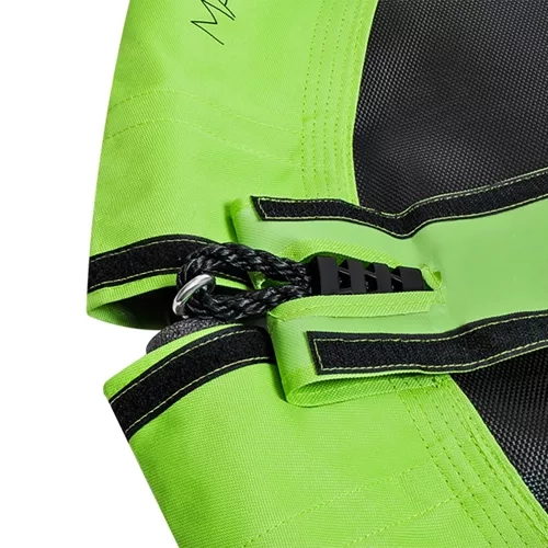 Leagăn tip cuib de barză 120cm verde-negru 23515