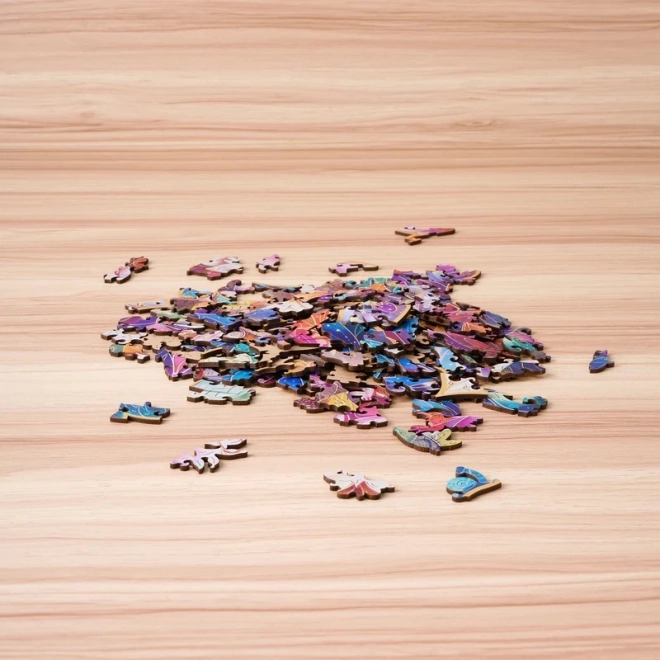 Puzzle de lemn Mandala Florală